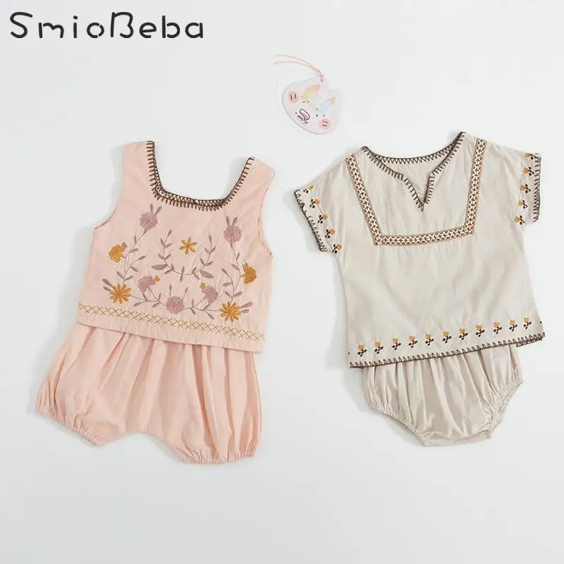 Summer Korean Baby 2PCS Sets Short Shirts National Embroidery Short-sleeved PP Pants Trousers Two-piece Cotton Suit Shorts Boys
Summer Korean Baby 2PCS Sets Short Shirts National Embroidery Short-sleeved PP Pants Trousers Two-piece Cotton Suit Shorts Boys