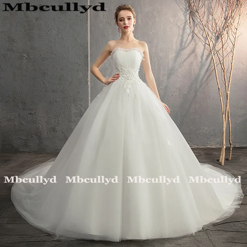 Mbcullyd Puffy Tulle Ball Gown Wedding Dresses 2020 Long Court Train African Vestido De Novia With Beaded Plus Size Bridal Gowns
Mbcullyd Puffy Tulle Ball Gown Wedding Dresses 2020 Long Court Train African Vestido De Novia With Beaded Plus Size Bridal Gowns