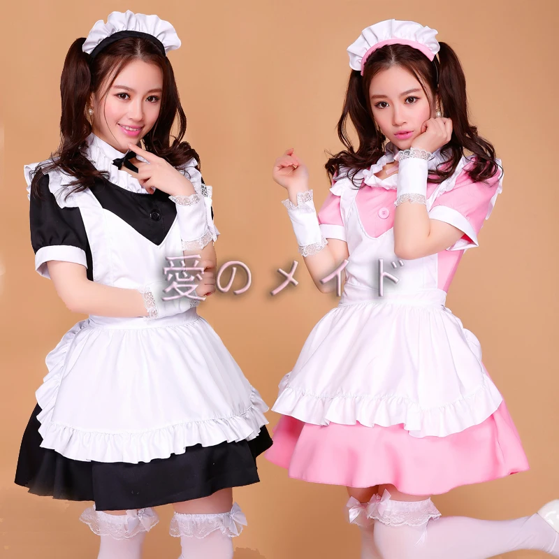 Pink/Black Maid Ladies Dress Lolita Women Cosplay Costume Alice Anime Cosplay Dresses Party Club Work Wear Costumes for women
Pink/Black Maid Ladies Dress Lolita Women Cosplay Costume Alice Anime Cosplay Dresses Party Club Work Wear Costumes for women