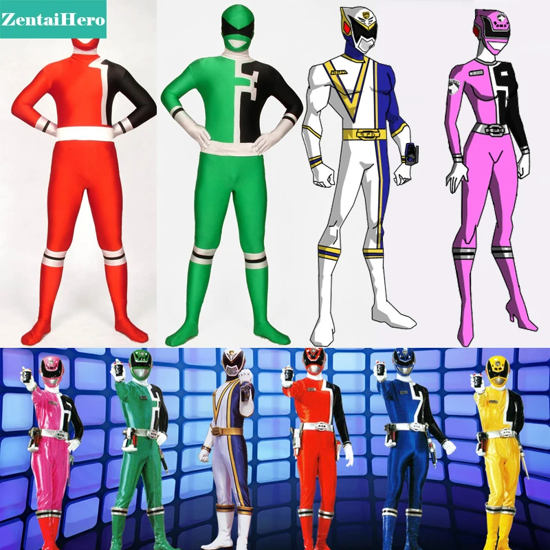 Super Sentai Series 6 Colors Tokusou Sentai Dekaranger Superhero Cosplay Costume Spandex Zentai Halloween Costume for Kids/Adult
Super Sentai Series 6 Colors Tokusou Sentai Dekaranger Superhero Cosplay Costume Spandex Zentai Halloween Costume for Kids/Adult