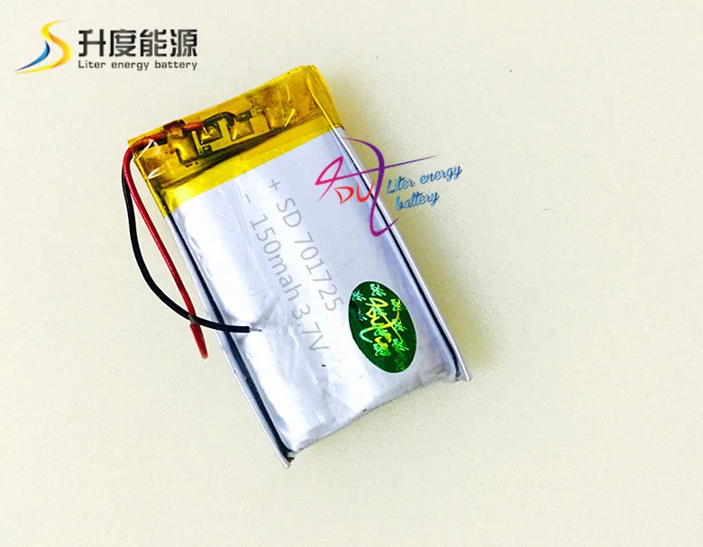1 шт. SD полимерный аккумулятор 3,7 v 150mah 701725, 071725 полимерный литий-ионный аккумулятор
1 шт. SD полимерный аккумулятор 3,7 v 150mah 701725, 071725 полимерный литий-ионный аккумулятор