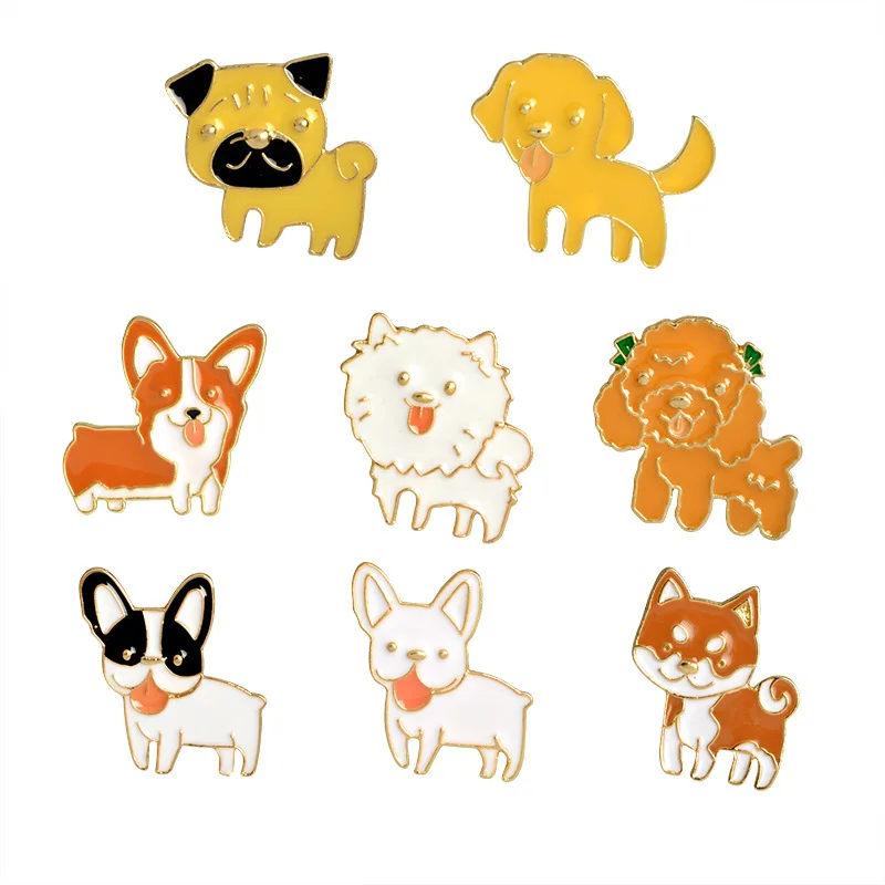 Jinleansu Lovely Dogs Brooches Poodle French Bulldog Golden Retriever Brooch Badge Animal Scarf Bag Pins For Women Girl
Jinleansu Lovely Dogs Brooches Poodle French Bulldog Golden Retriever Brooch Badge Animal Scarf Bag Pins For Women Girl