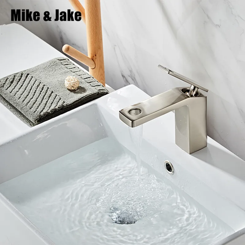 Bathroom nickel brush faucet basin faucet crane brush water tap single handle hot and cold nickel mixer
Bathroom nickel brush faucet basin faucet crane brush water tap single handle hot and cold nickel mixer