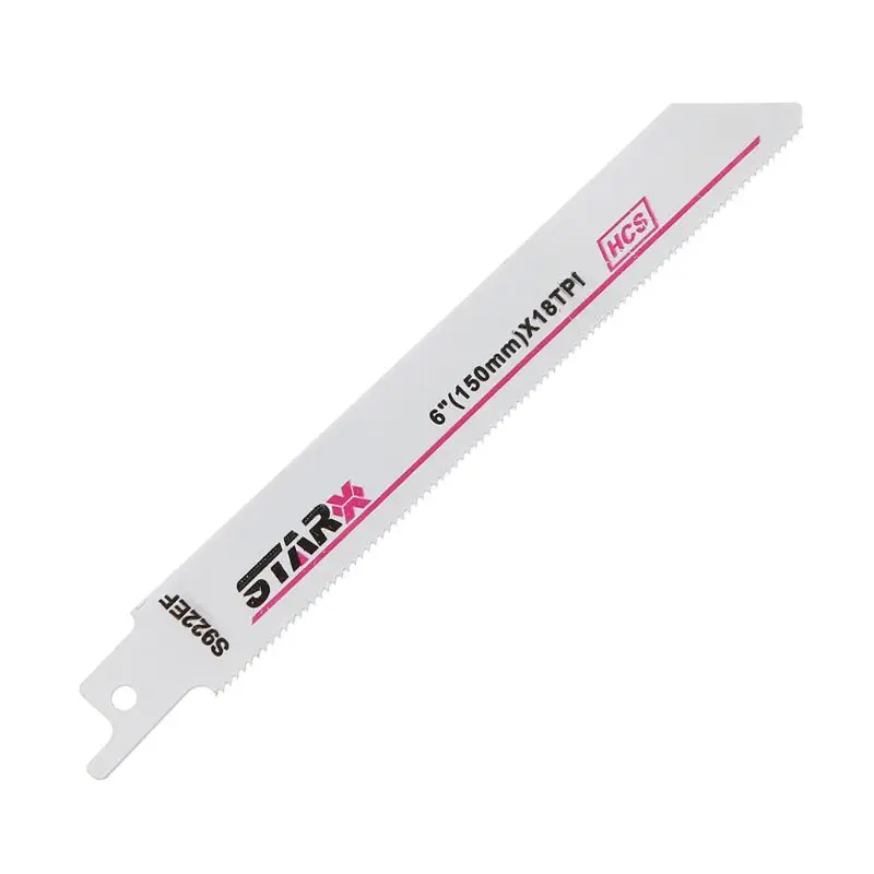 High Carbon Steel S922EF 150mm 6" Reciprocating Saw Blade Effective For Cutting Wood Woodworking
High Carbon Steel S922EF 150mm 6" Reciprocating Saw Blade Effective For Cutting Wood Woodworking