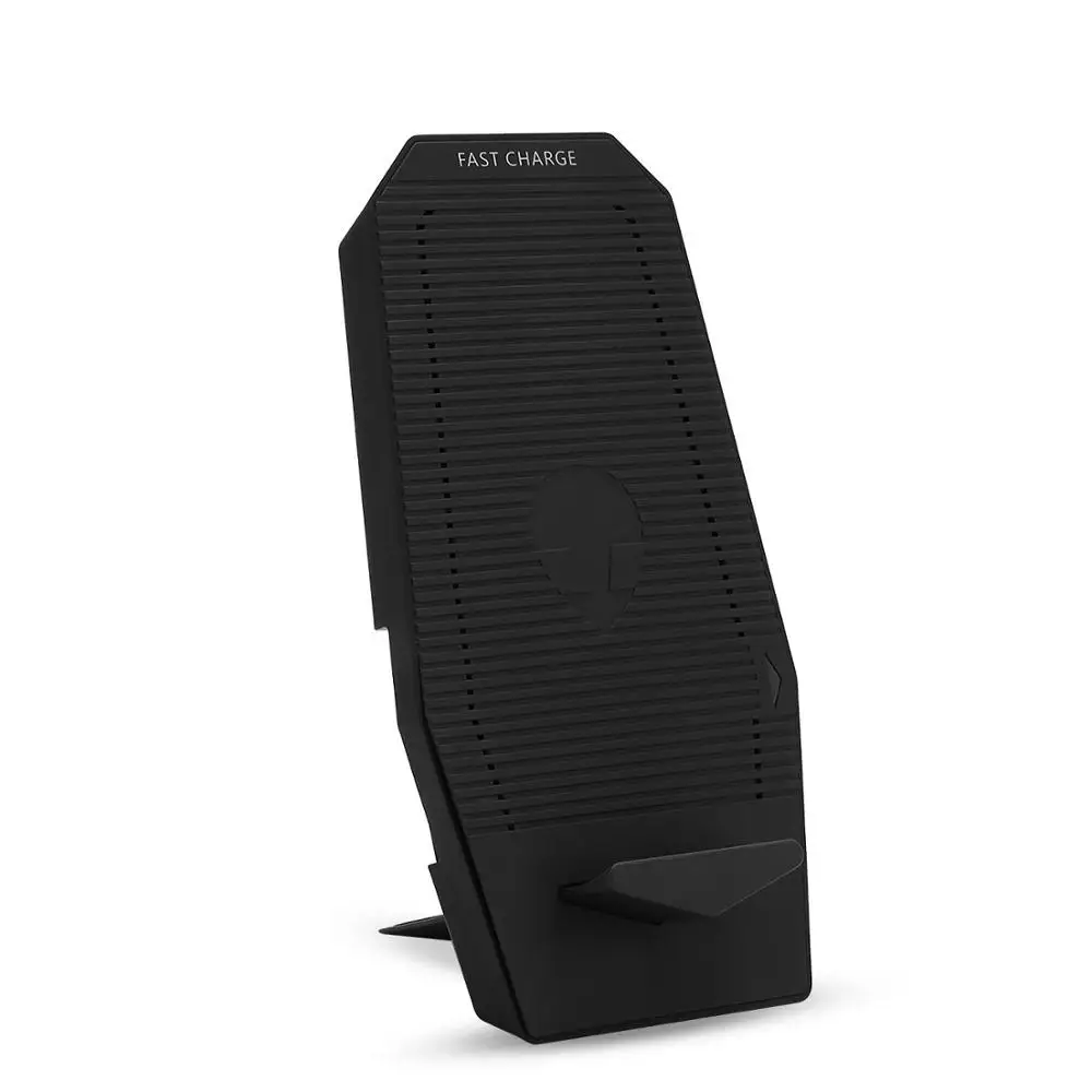Беспроводное зарядное устройство сертифицированное Qi 2 в 1 QC3.0 10 Вт быстрая