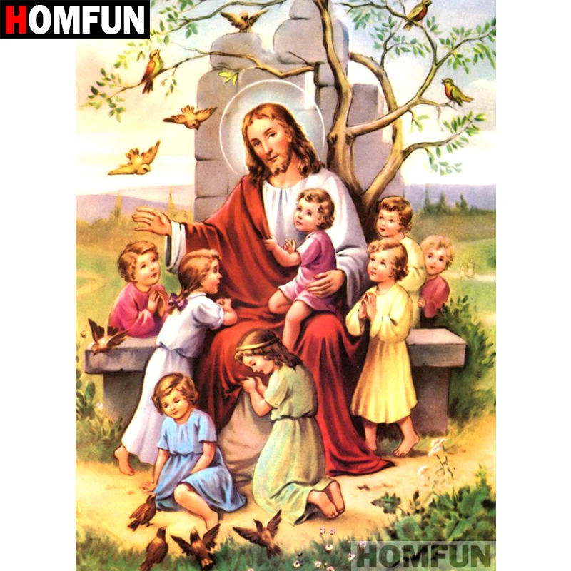 HOMFUN Full Square/Round Drill 5D DIY Diamond Painting "Religion Jesus" Embroidery Cross Stitch 5D Home Decor Gift A07130
HOMFUN Full Square/Round Drill 5D DIY Diamond Painting "Religion Jesus" Embroidery Cross Stitch 5D Home Decor Gift A07130