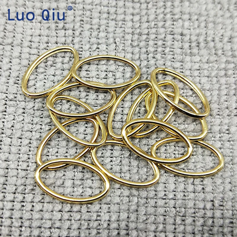 Belt Sexy buckle gold color Japanese style ellipse Simple fashion generous accessories temperament 500 pcs/pack 15mm | Дом и сад