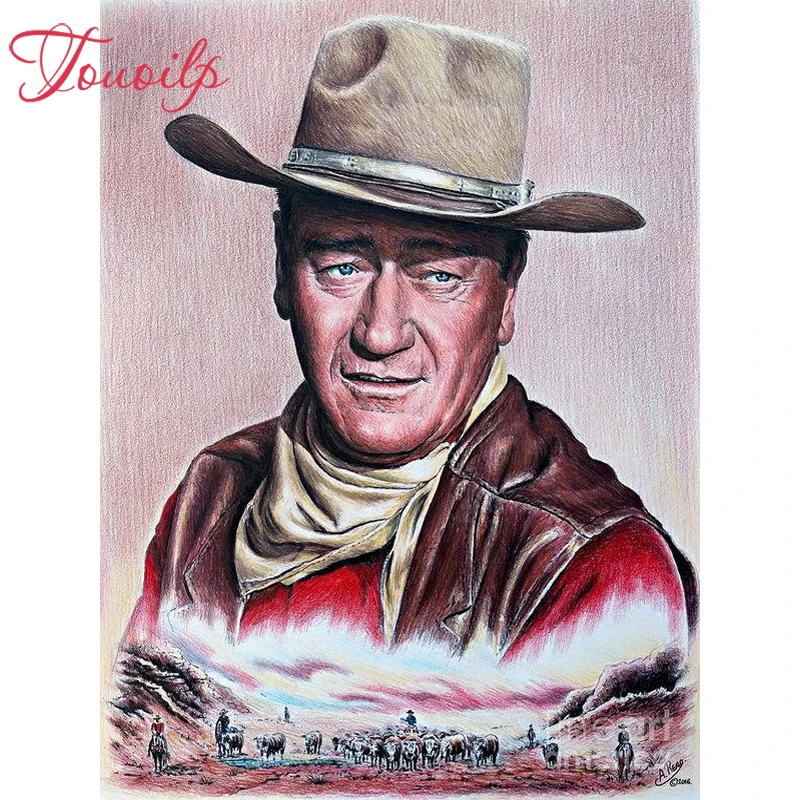 TOUOILP 5d full square&round 5d diy Diamond Painting John Wayne 5D Diamond Embroidery Cross Stitch Mosaic Diamond Rhinestone
TOUOILP 5d full square&round 5d diy Diamond Painting John Wayne 5D Diamond Embroidery Cross Stitch Mosaic Diamond Rhinestone