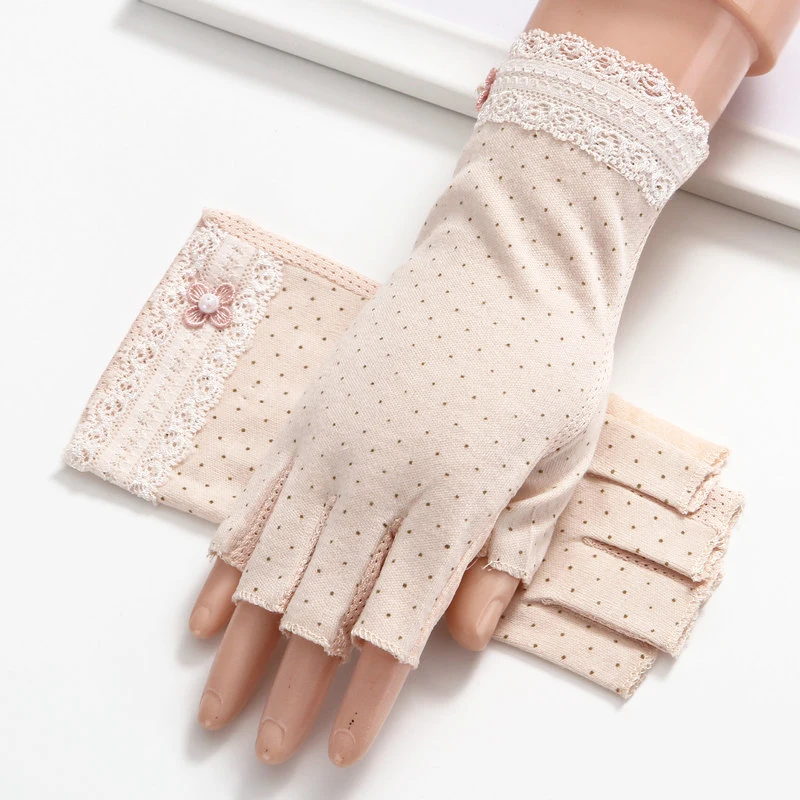 Women'S Cotton Half Finger Gloves Exposed Summer Sunscreen Thin Section Work Driving Non-Slip Gloves TBFS07
Women'S Cotton Half Finger Gloves Exposed Summer Sunscreen Thin Section Work Driving Non-Slip Gloves TBFS07