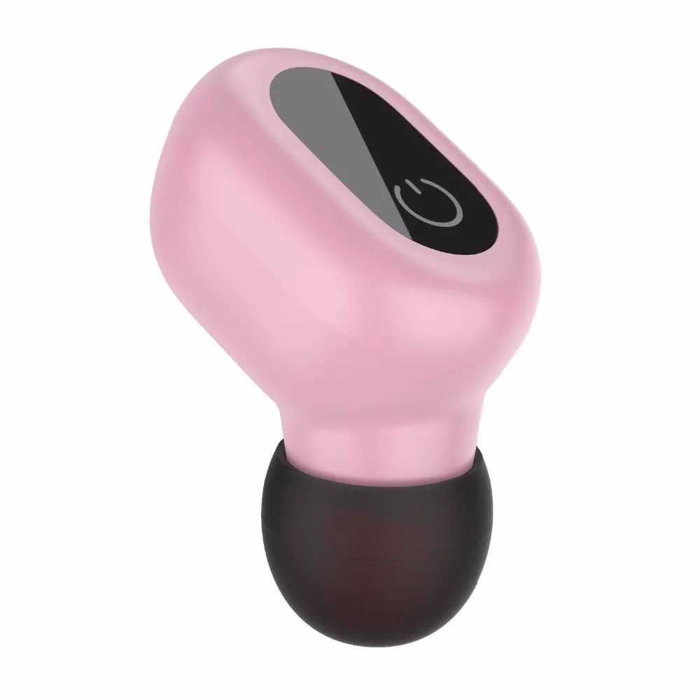 Mini Bluetooth Earbud, Single Smallest Wireless Earbud Earphone Car Headset with Clear Microphone-Pink
Mini Bluetooth Earbud, Single Smallest Wireless Earbud Earphone Car Headset with Clear Microphone-Pink