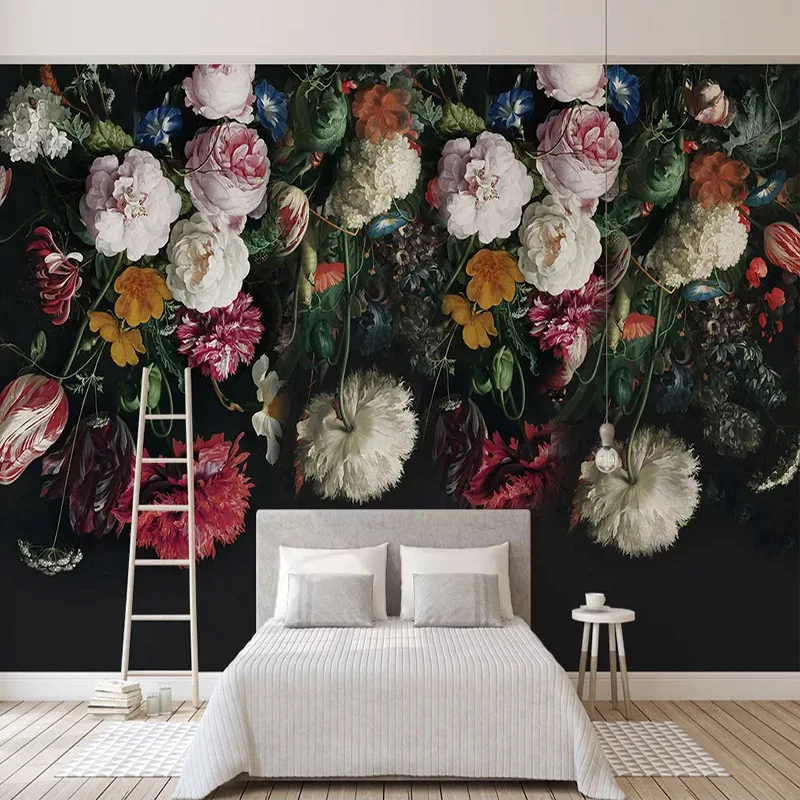 3D European Style Retro Rose Flowers Black Murals Wallpaper Living Room TV Sofa Bedroom Decor Fresco Self-Adhesive Wall Sticker
3D European Style Retro Rose Flowers Black Murals Wallpaper Living Room TV Sofa Bedroom Decor Fresco Self-Adhesive Wall Sticker