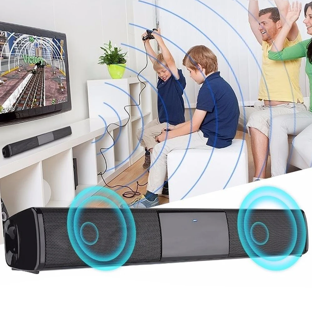 Беспроводная звуковая панель с Bluetooth беспроводной динамик для ТВ 3D стерео