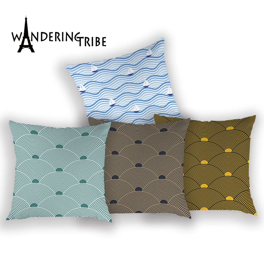 Geometric Pillow Cases Nordic Cushions Decoration Chair Stripe Cushion Cover for Living Room 45 X 45 Cm Blue Sea Throw Pillow
Geometric Pillow Cases Nordic Cushions Decoration Chair Stripe Cushion Cover for Living Room 45 X 45 Cm Blue Sea Throw Pillow