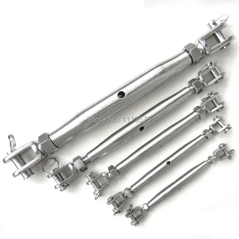 M20 Jaw & Jaw Authentic SS 304 Stainless Steel jaw and jaw bottlescrew, fork/ fork Turnbuckle closed body, rigging screw
M20 Jaw & Jaw Authentic SS 304 Stainless Steel jaw and jaw bottlescrew, fork/ fork Turnbuckle closed body, rigging screw