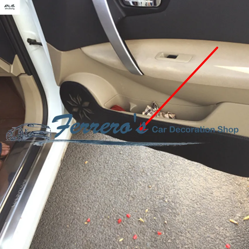 4pcs/lot PU leather car stickers car accessories door protection kick cover for 2008-2015 Nissan Qashqai T10
4pcs/lot PU leather car stickers car accessories door protection kick cover for 2008-2015 Nissan Qashqai T10