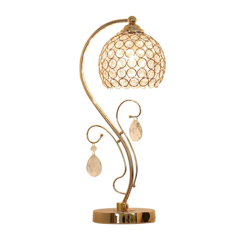 European Luxury Crystal Desk Lamp for Bedroom Bedside Table Lamp Creative Romantic Wedding Decor Light
European Luxury Crystal Desk Lamp for Bedroom Bedside Table Lamp Creative Romantic Wedding Decor Light