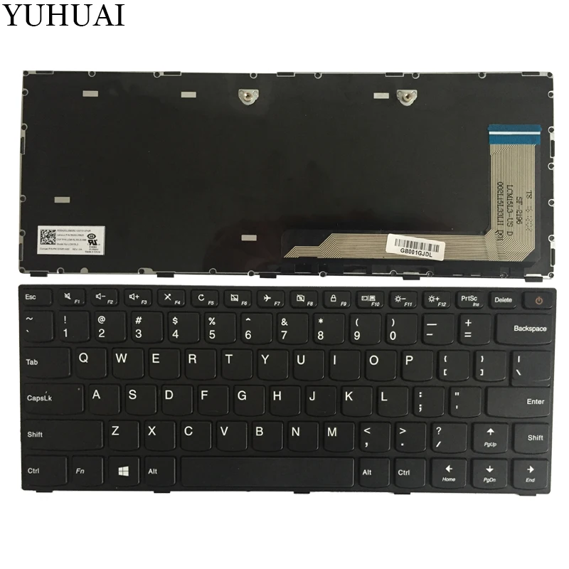Новая английская клавиатура для ноутбука Lenovo IdeaPad 110-14 110-14ISK, английская клавиатура, Черная
Новая английская клавиатура для ноутбука Lenovo IdeaPad 110-14 110-14ISK, английская клавиатура, Черная
