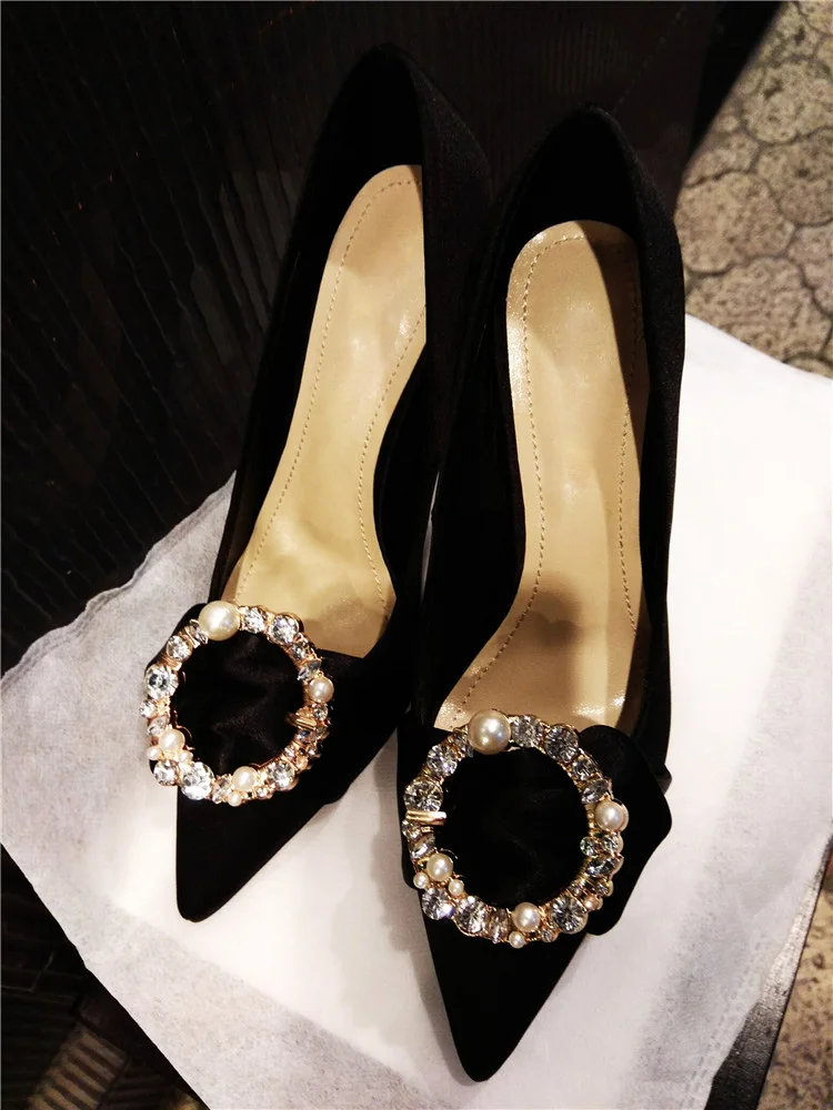 Red Women's high heels twinkling crystal pearl decor female single shoes pointed toe party wedding dress shoes slip-on outfit
Red Women's high heels twinkling crystal pearl decor female single shoes pointed toe party wedding dress shoes slip-on outfit