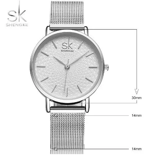 Shengke Watches Women Top Brand Luxury Silver Stainless Steel Female Quartz Watch Reloj Mujer 2019 SK Ladies Bracelet Watches
Shengke Watches Women Top Brand Luxury Silver Stainless Steel Female Quartz Watch Reloj Mujer 2019 SK Ladies Bracelet Watches