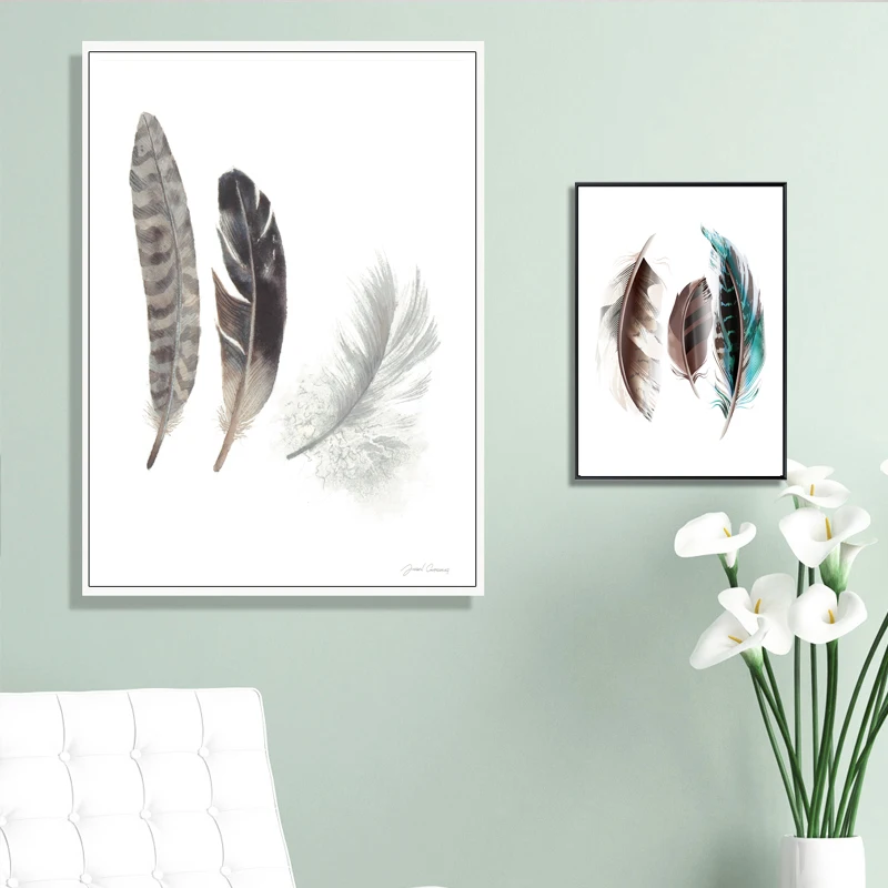 CLSTROSE Watercolor Feather Canvas Art Typographic Poster Modern Home Decor Wall Painting Wall Decoration Picture Nordic Art
CLSTROSE Watercolor Feather Canvas Art Typographic Poster Modern Home Decor Wall Painting Wall Decoration Picture Nordic Art