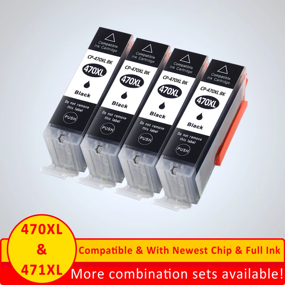 XiangYu Новый чернильный картридж PGI 470 CLI 471 470 совместимый с Canon PIXMA MG5740 MG6840 TS5040
XiangYu Новый чернильный картридж PGI 470 CLI 471 470 совместимый с Canon PIXMA MG5740 MG6840 TS5040