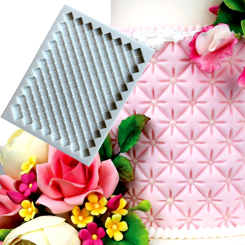 Wholesale 10 pcs/lot Lattice Shape Silicone Fondant Cake Decorating Tools Sugarcraft Cookie Cupcake Chocolate Baking Mold
Wholesale 10 pcs/lot Lattice Shape Silicone Fondant Cake Decorating Tools Sugarcraft Cookie Cupcake Chocolate Baking Mold