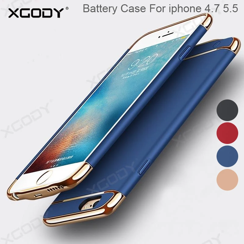 XGODY горячая Распродажа чехол для зарядки аккумулятора iphone 6 6s 7 8/Plus 4000 мАч Внешний