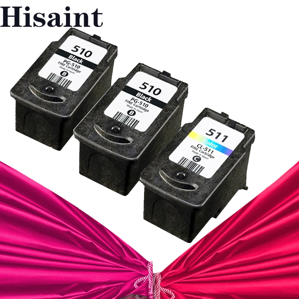 Чернильный картридж hisaint PG510 CL511 совместимый с PG 510 CL 511 для принтера Canon Pixma IP2700 MP240