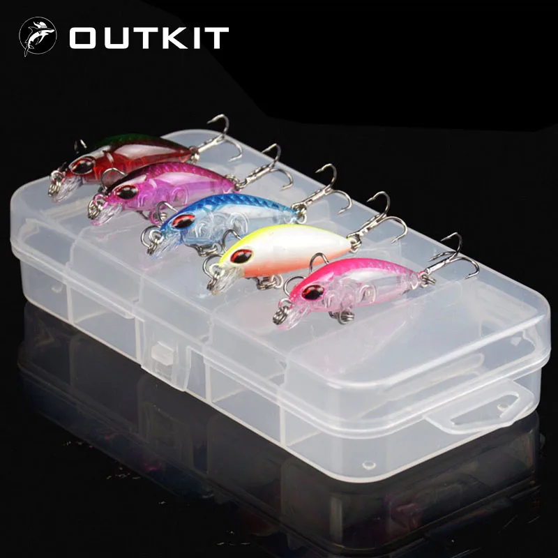New 5pcs Mini Minnow 4cm 2.5g Fishing Lure Set Kit With Box CrankBaits Wobblers Lures Sinking Carp Fishing Tackle Artificial
New 5pcs Mini Minnow 4cm 2.5g Fishing Lure Set Kit With Box CrankBaits Wobblers Lures Sinking Carp Fishing Tackle Artificial