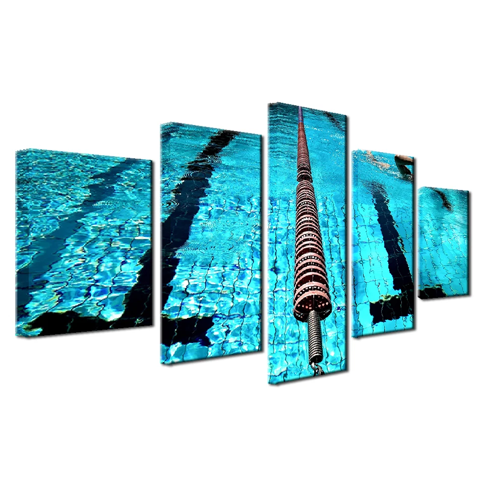 Canvas Prints Paintings Living Room Wall Art Framework 5 Pieces Blue Swimming Pool Landscape Pictures Home Decor Sports Poster
Canvas Prints Paintings Living Room Wall Art Framework 5 Pieces Blue Swimming Pool Landscape Pictures Home Decor Sports Poster