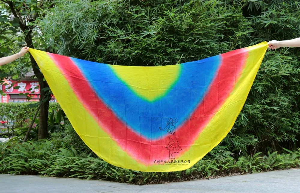 2016 design 100% real silk belly dance veil, cheap dance veils, semicercle veil wholesale 250*114cmYellow Blue Red Yellow
2016 design 100% real silk belly dance veil, cheap dance veils, semicercle veil wholesale 250*114cmYellow Blue Red Yellow