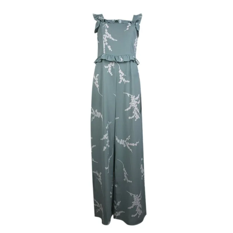 Women Spring Summer Straps Ruffled Print Casual Sling Romper 2019 Summer Backless Loose Jumpsuit T2
Women Spring Summer Straps Ruffled Print Casual Sling Romper 2019 Summer Backless Loose Jumpsuit T2