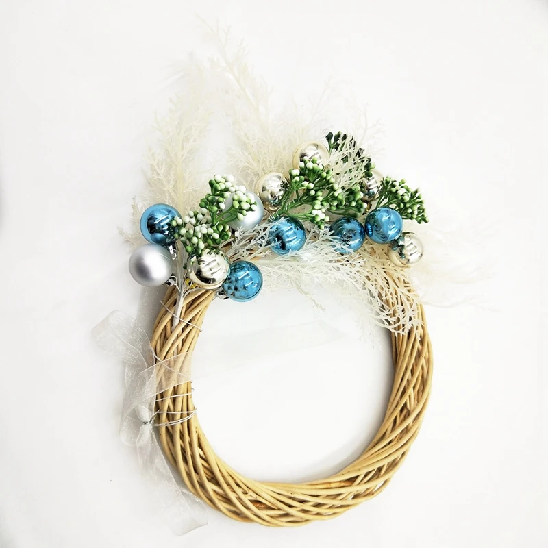 LINMAN 3pcs shiny Christmas art wreath rattan reed garland garland Christmas decoration 38cm party supplies home decoration
LINMAN 3pcs shiny Christmas art wreath rattan reed garland garland Christmas decoration 38cm party supplies home decoration