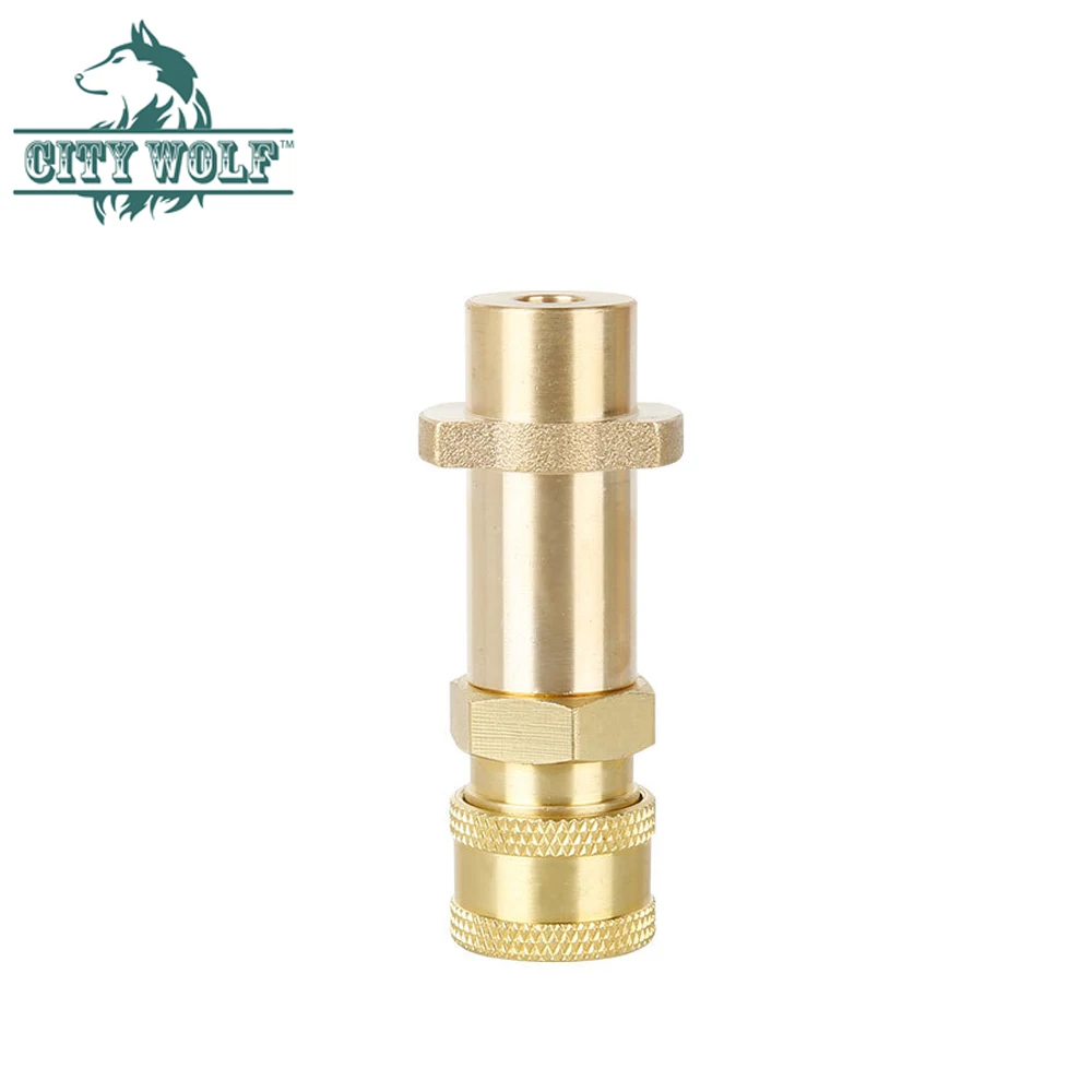 City wolf high pressure washer snow foam lance adaptor with G1/4 quick connect for Karcher K2-K7 car washer accessory
City wolf high pressure washer snow foam lance adaptor with G1/4 quick connect for Karcher K2-K7 car washer accessory