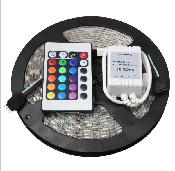 RGB/одноцветная белая светодиодная лента corlor 5050 SMD 60 светодиодов/м, гибкая Водонепроницаемая + 24-кнопочный ИК пульт дистанционного управления...
RGB/одноцветная белая светодиодная лента corlor 5050 SMD 60 светодиодов/м, гибкая Водонепроницаемая + 24-кнопочный ИК пульт дистанционного управления...