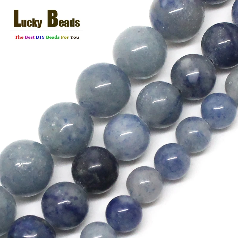 Фото Натуральный камень гладкие круглые синие авантюрины для - купить