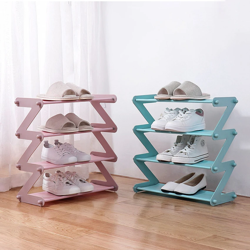 Creative Z-shaped Shoe Rack Storage Shelf 4 Layers Door Living Room Shoe Organizer Holder Non-woven+ Galvanized Pipe Shoe Rack
Creative Z-shaped Shoe Rack Storage Shelf 4 Layers Door Living Room Shoe Organizer Holder Non-woven+ Galvanized Pipe Shoe Rack