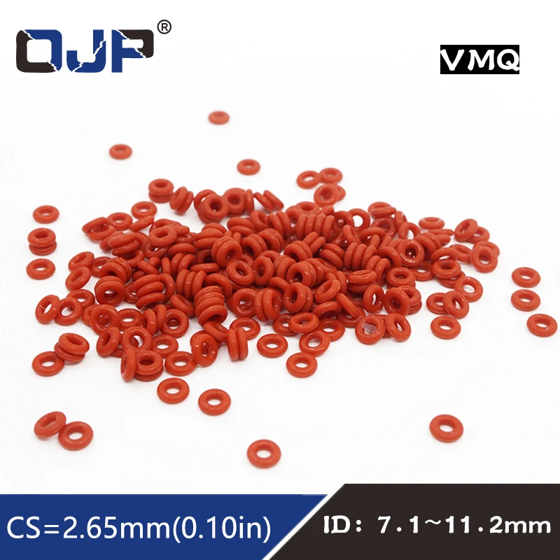 10PCS/lot Silicon Rings Silicone O ring Sealing 2.65mm Thickness ID7.1/7.5/8/8.5/9/9.5/10/10.6/11.2mm Rubber O-Ring Seal Gasket
10PCS/lot Silicon Rings Silicone O ring Sealing 2.65mm Thickness ID7.1/7.5/8/8.5/9/9.5/10/10.6/11.2mm Rubber O-Ring Seal Gasket