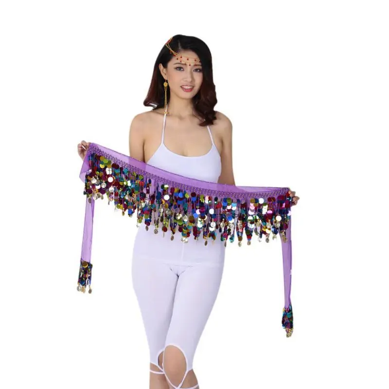 ROPALIA Cute Belly Dance Hip Chiffon Skirt Scarf Wrap Belt With Golden Coins Sequins 10 Colors Dancing Accessories
ROPALIA Cute Belly Dance Hip Chiffon Skirt Scarf Wrap Belt With Golden Coins Sequins 10 Colors Dancing Accessories