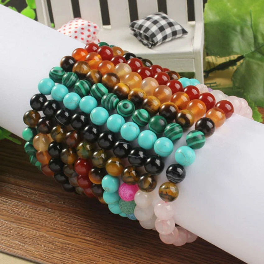 Kraft-beads 10 Pcs Multi Style Quartz Stone 8 mm Round Beads Healing Chakra Bracelets For Women Fashion Jewelry
Kraft-beads 10 Pcs Multi Style Quartz Stone 8 mm Round Beads Healing Chakra Bracelets For Women Fashion Jewelry