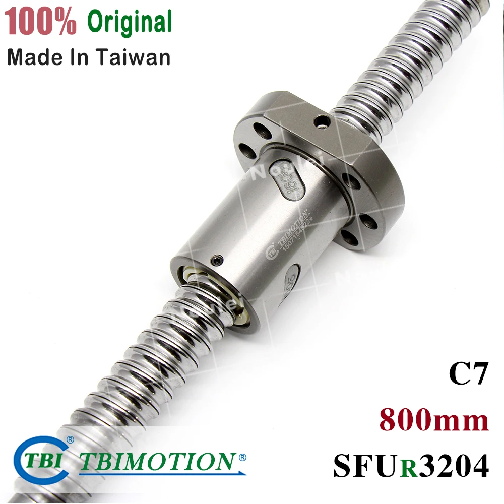 TBI 3204 C7 1000 мм шариковый винт 4 свинцовый с SFU3204 шариковой гайкой для высокой