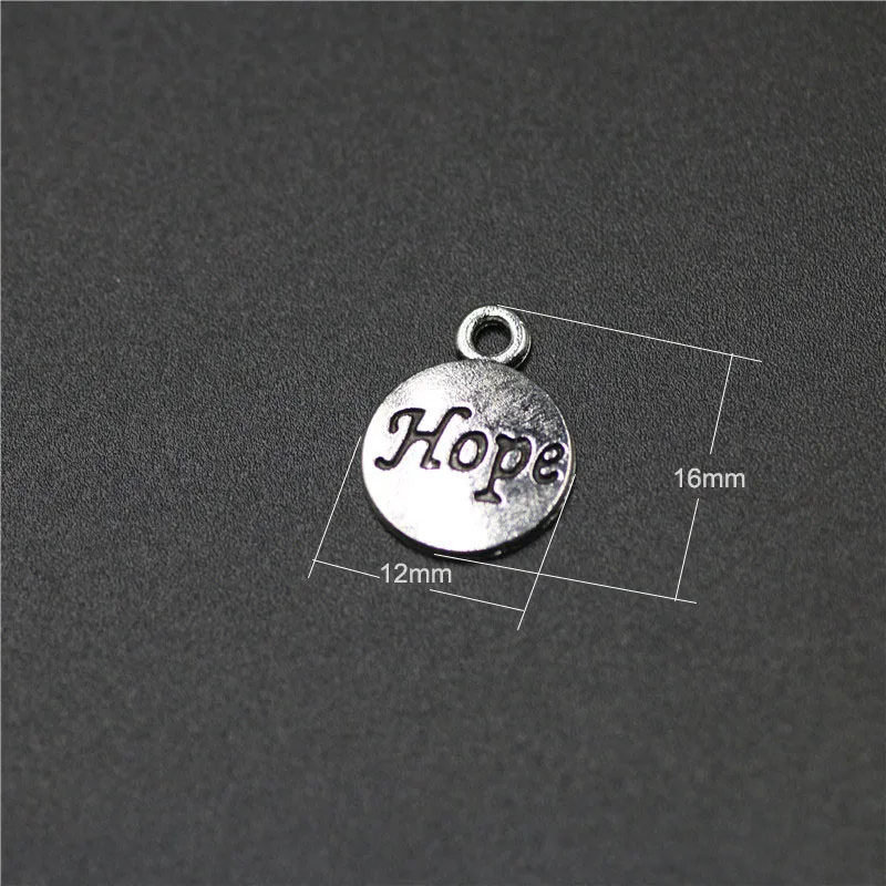 High Quality 50 Pieces/Lot 12mm*16mm Antique Silver Plated Round Disc Tag Letter Engraved Inspiration Message Hope Charms
High Quality 50 Pieces/Lot 12mm*16mm Antique Silver Plated Round Disc Tag Letter Engraved Inspiration Message Hope Charms
