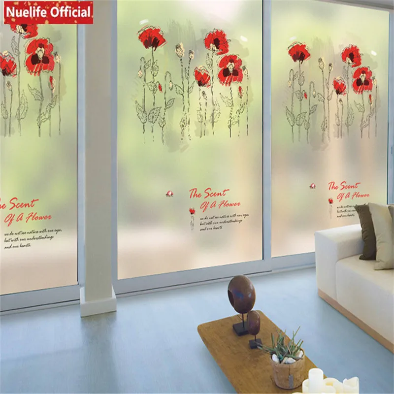 Custom size Plant flower pattern electrostatic frosted glass film living room bedroom bathroom shop sliding door window film
Custom size Plant flower pattern electrostatic frosted glass film living room bedroom bathroom shop sliding door window film