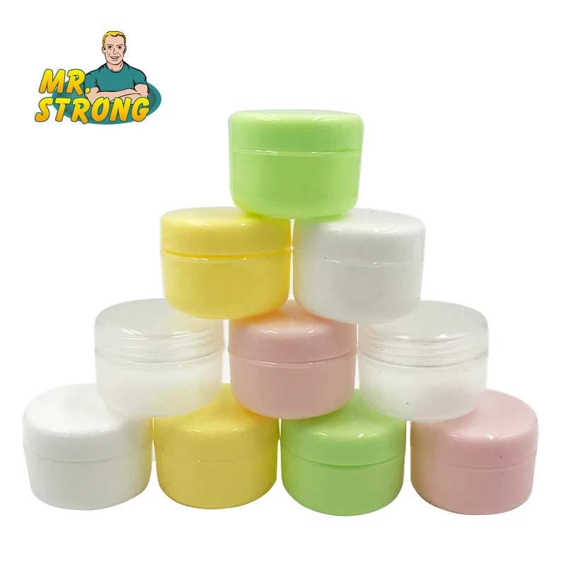 100PCS Refillable Bottles Plastic Empty Makeup Jar Pot Travel Face Cream/Lotion/Cosmetic Container 5 Colors 10g
100PCS Refillable Bottles Plastic Empty Makeup Jar Pot Travel Face Cream/Lotion/Cosmetic Container 5 Colors 10g