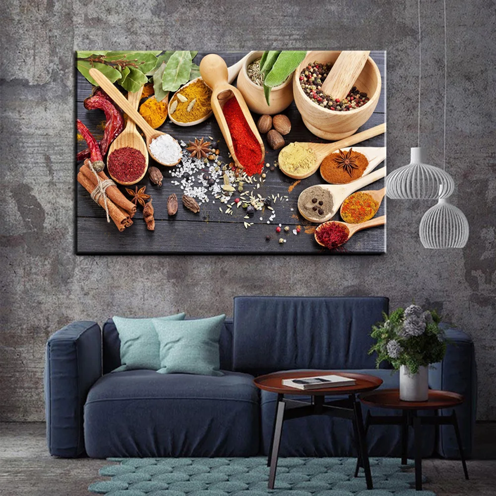 Kitchen Theme Wall Poster And Prints Various Seasonings Canvas Art Paintings On The Wall Canvas Art Pictures Cuadros Decoration
Kitchen Theme Wall Poster And Prints Various Seasonings Canvas Art Paintings On The Wall Canvas Art Pictures Cuadros Decoration