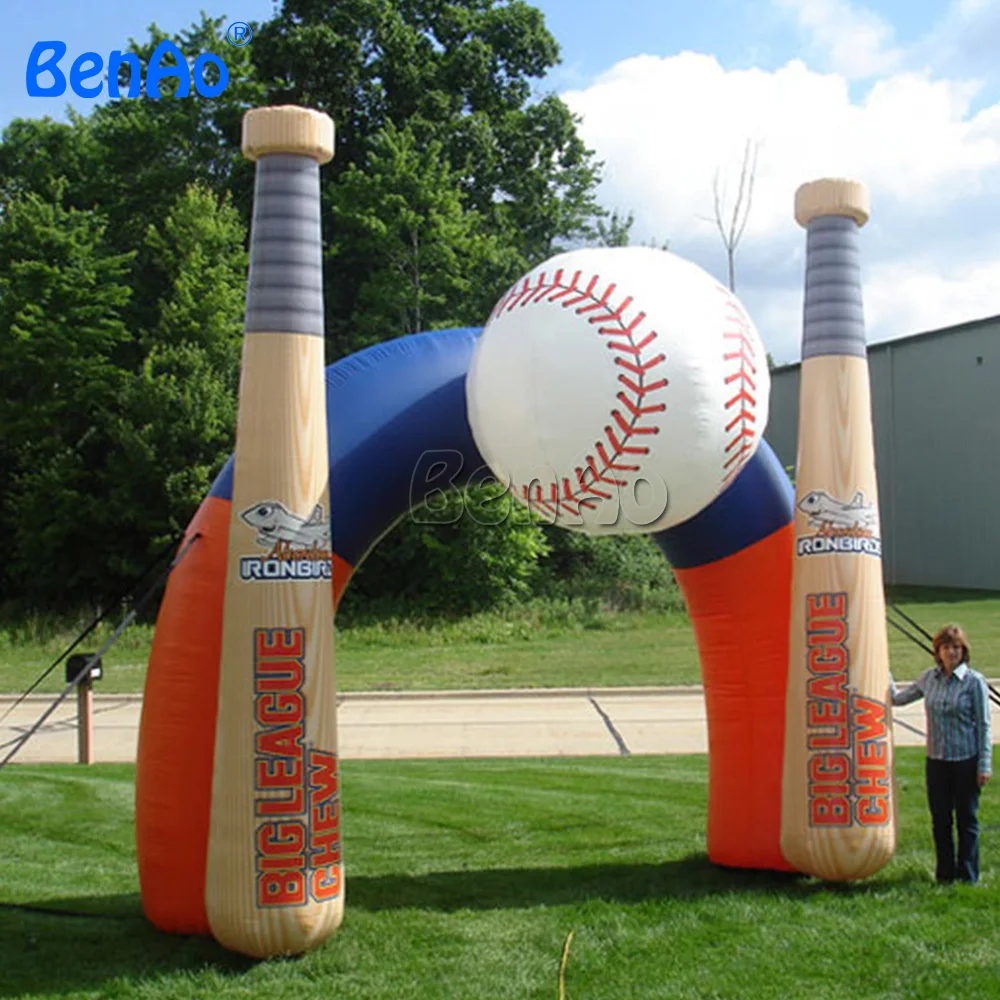 R069 BENAO Free shipping Creative Inflatable baseball arch/advertising inflatable archway for event
R069 BENAO Free shipping Creative Inflatable baseball arch/advertising inflatable archway for event