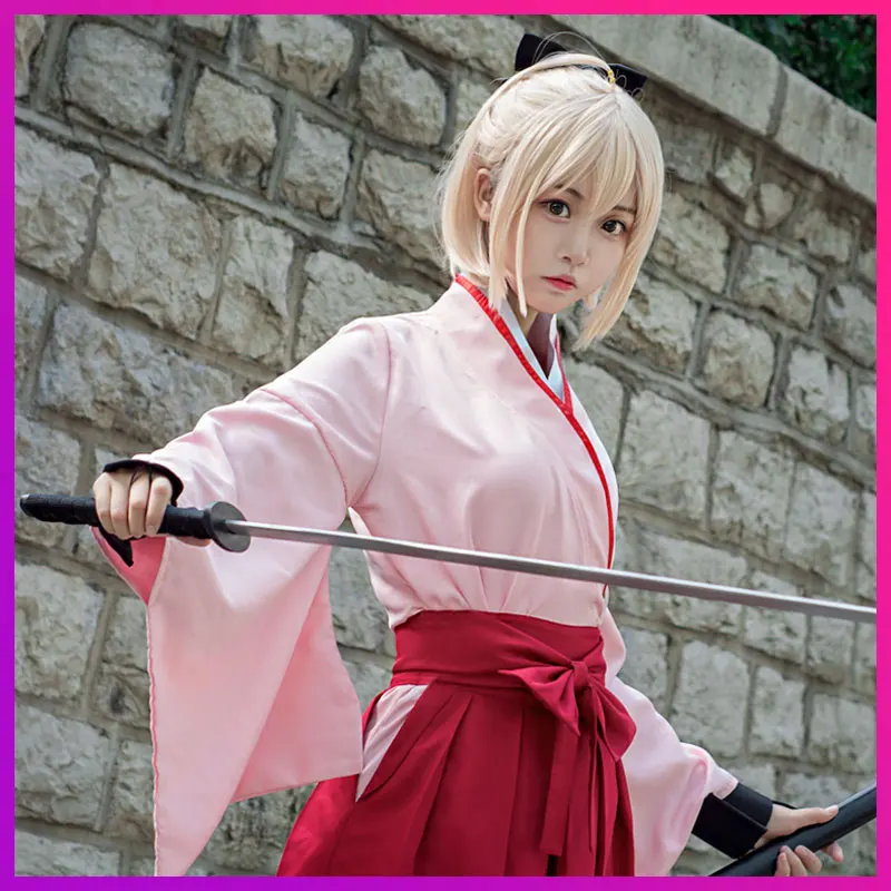 Fate Grand Order Sakura Saber Kimono Cosplay Costume for Women Girls Halooween Party Costumes High Quality Cosplay Costume
Fate Grand Order Sakura Saber Kimono Cosplay Costume for Women Girls Halooween Party Costumes High Quality Cosplay Costume