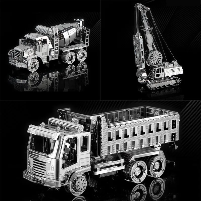 Серия CAT тяжелая техника 3D металлические головоломки Звездные войны Tactor грузовик