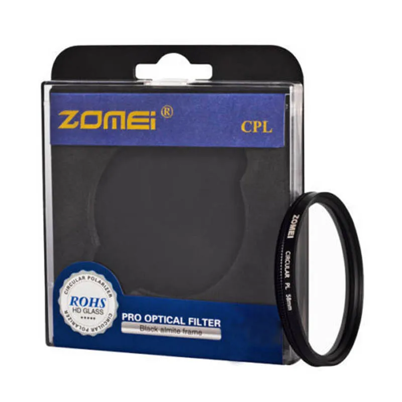 Original Zomei 40.5mm Professional Optical CPL Circular Polarizing Polarizer Filter for Canon Nikon Sony Pentax DSLR Camera lens
Original Zomei 40.5mm Professional Optical CPL Circular Polarizing Polarizer Filter for Canon Nikon Sony Pentax DSLR Camera lens