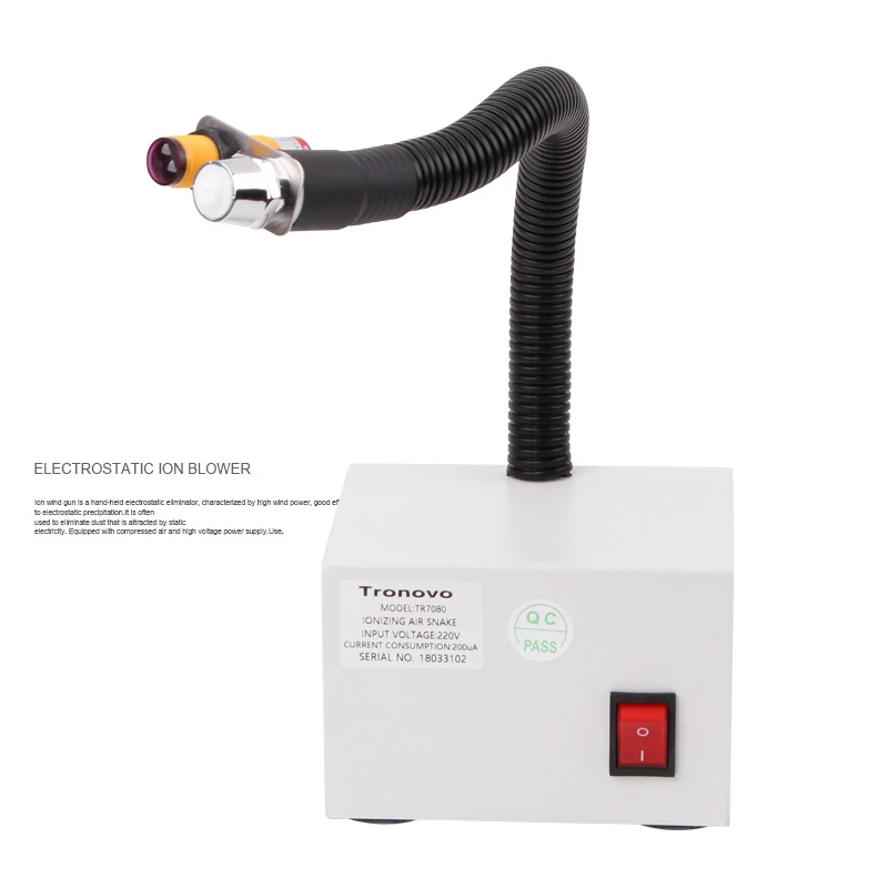 TR7080 Static eliminator Sense ion wind serpent Remove electrostatic Dust removal
TR7080 Static eliminator Sense ion wind serpent Remove electrostatic Dust removal
